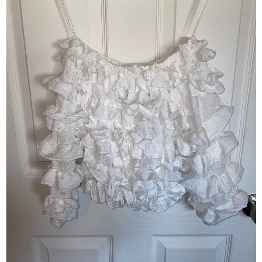 Polly ruffled top